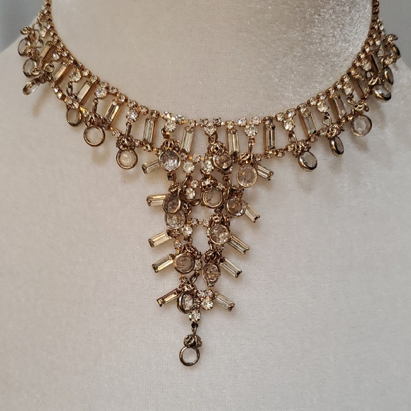 Vintage Jewelry - Vintage Gold Statement Necklace Sold As Is No Returns